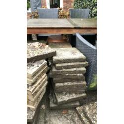 Gratis betontegels en betonblokken voor fundering