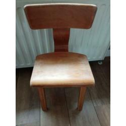 Kinder stoeltjes antiek vintage jaren 60 hvd Woude