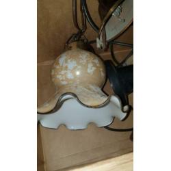 2 mooie hanglampen! vintage / brocante