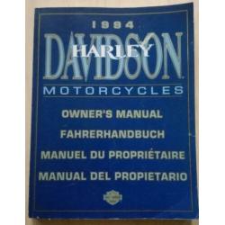 Harley Davidson Owner's Manual 1994