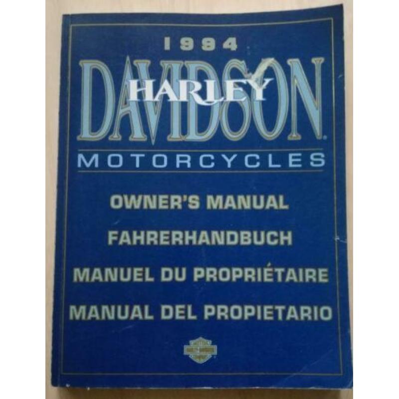 Harley Davidson Owner's Manual 1994