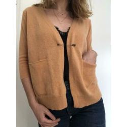 Humanoid zalmkleurig vest met speldsluiting, maat M