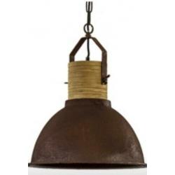 Stoere industriële fabriekslamp met roesteffect