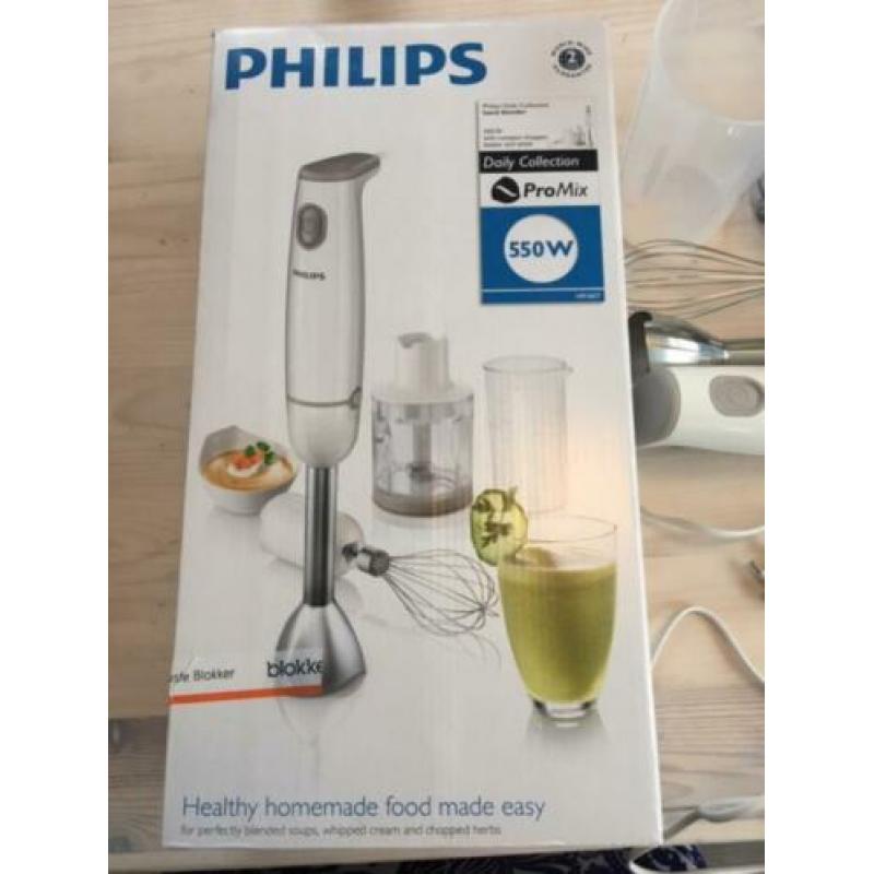 nieuwe Phillips staafmixer