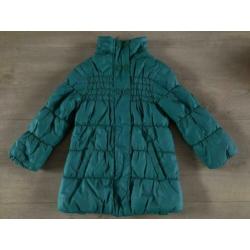 Jilly winterjas jas groen capuchon - maat 92 98
