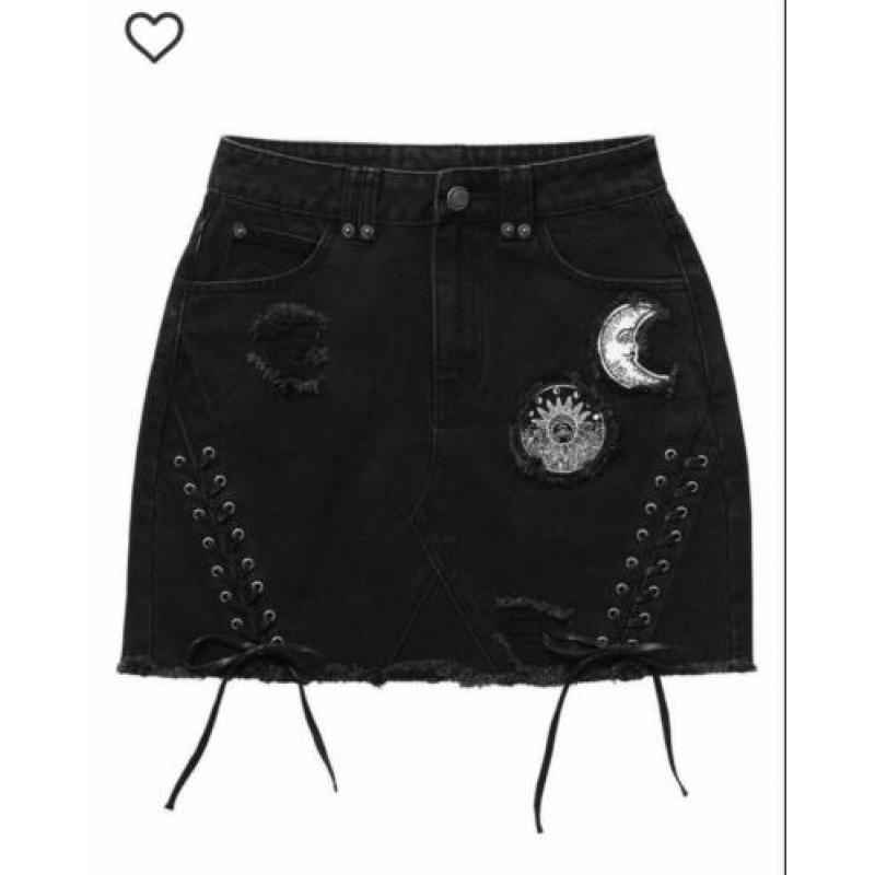 Killstar phased out denim skirt