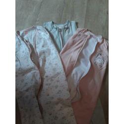 Meisjes babyslaapzak 9x