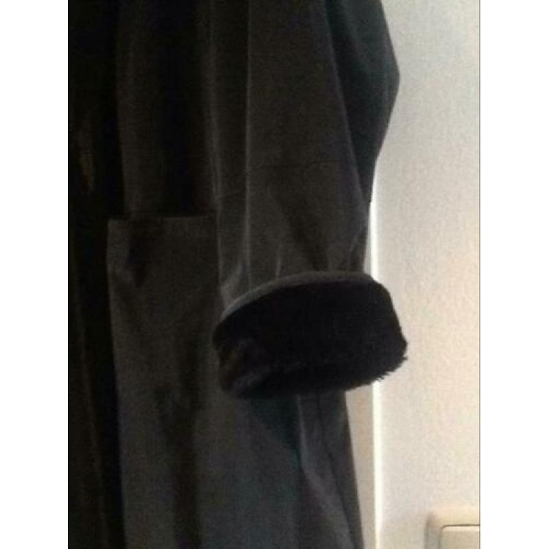 Warme winterjas wind en water dicht maat 54/56 zwart