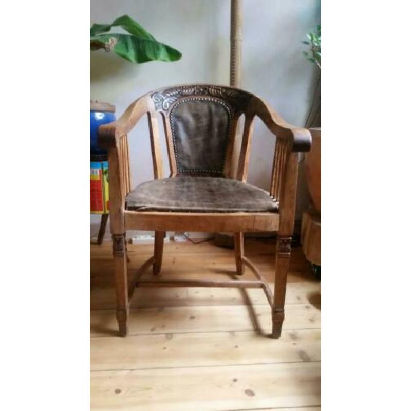 Antieke bureaustoel