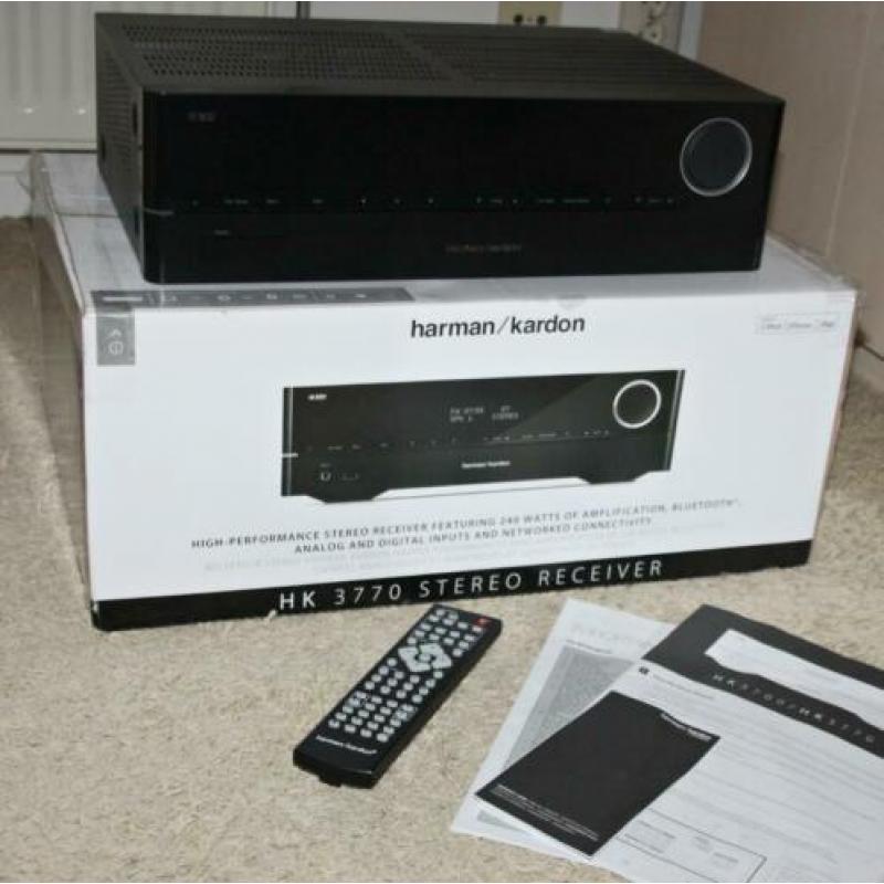 Stereo receiver Harman Kardon HK 3770 met Bluetooth(Z.G.A.N)