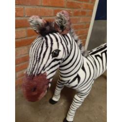 Pluche zebra knuffel dier
