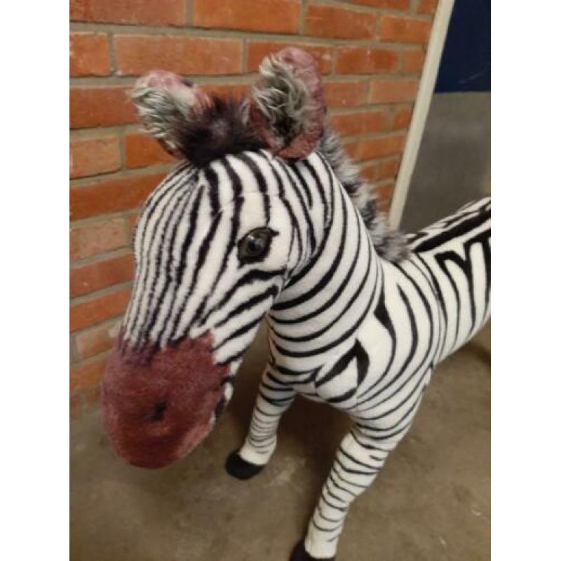 Pluche zebra knuffel dier