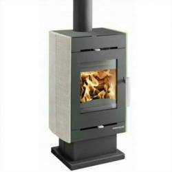 AANBIEDING Houtkachel Zeta van Haas & Sohn met groot Raam
