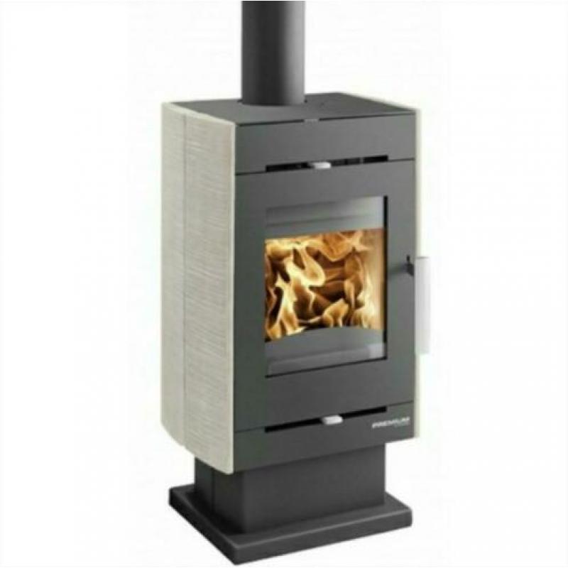 AANBIEDING Houtkachel Zeta van Haas & Sohn met groot Raam