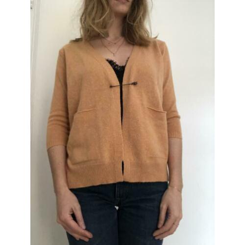 Humanoid zalmkleurig vest met speldsluiting, maat M