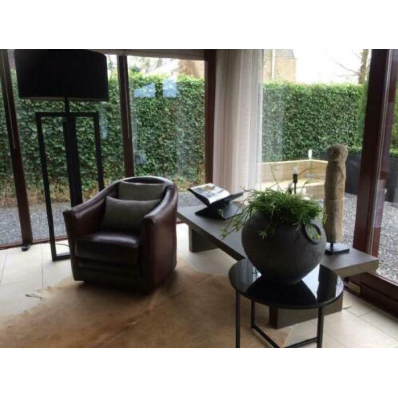 Lederen fauteuil fauteils stoelen