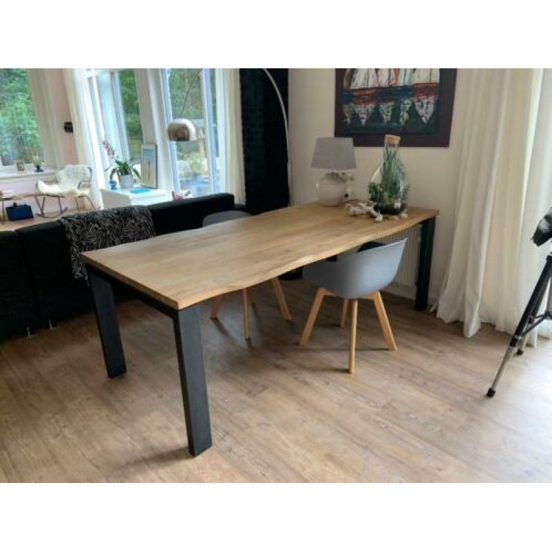Eettafel, Eikenhout, Als Nieuw!