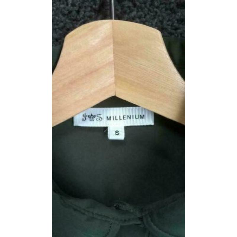 Comfort blouse legergroen maat S of 36