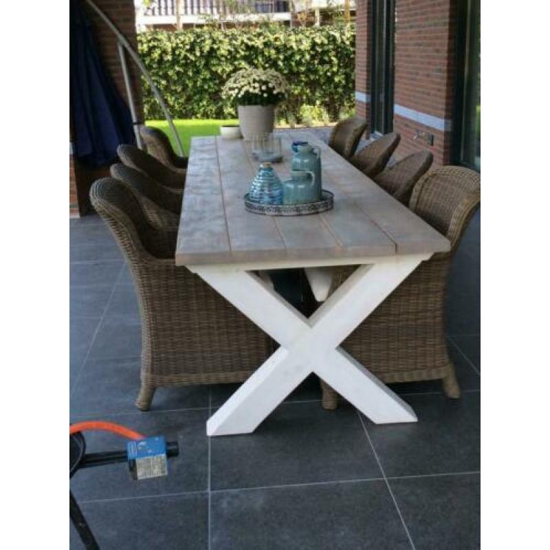 Robuuste tuin tafel 360 cm