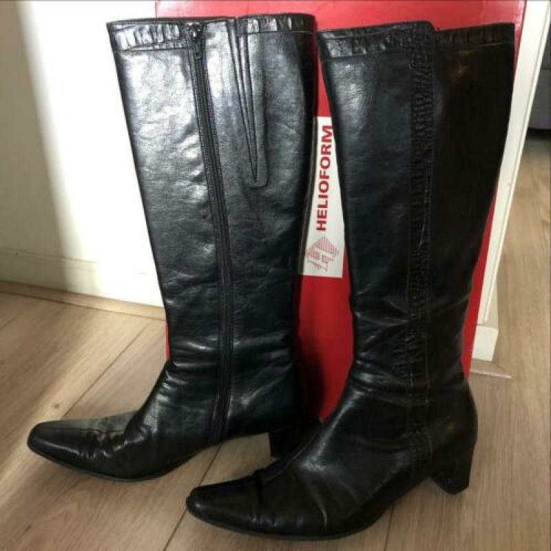 Laarzen Zwart Leder Maat 39.