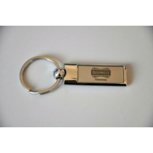 Sleutelhanger Bushmills Original, Iers whiskey merk, reclame