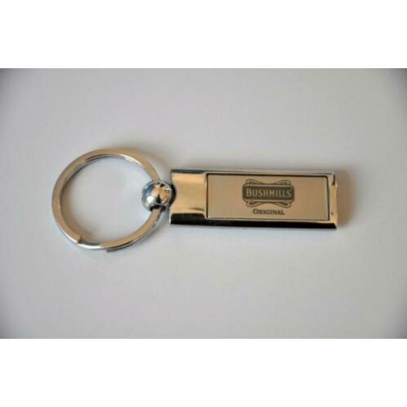Sleutelhanger Bushmills Original, Iers whiskey merk, reclame