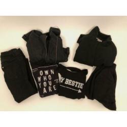 Pakket kinderkleding merk kleding 17 stuks 128-134-140-146