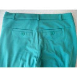 Nieuw! DIDI Stretch broek paardrijdbroek Turqoise + bies 34