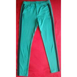 Nieuw! DIDI Stretch broek paardrijdbroek Turqoise + bies 34