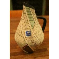 Vintage vaas, Hillscheid, jaren 50, West Germany, 20 cm hoog
