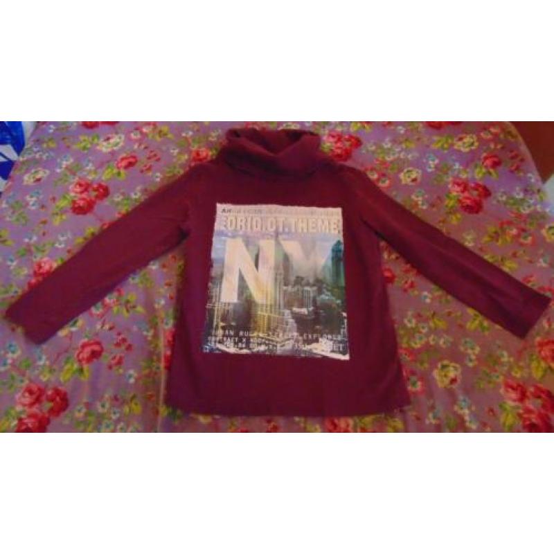 Col longsleeve Scamps&Boys maat 104 jongen
