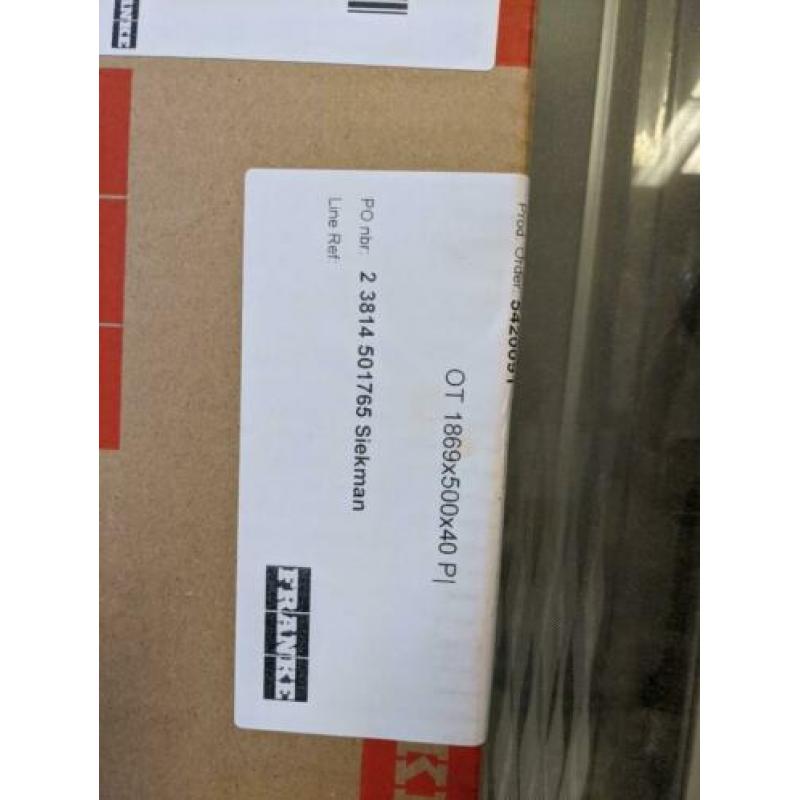 RVS keukenblad 4 delen(maten)
