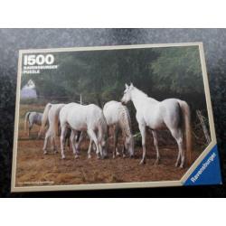 Legpuzzels paarden, olifanten 1500 stukjes .