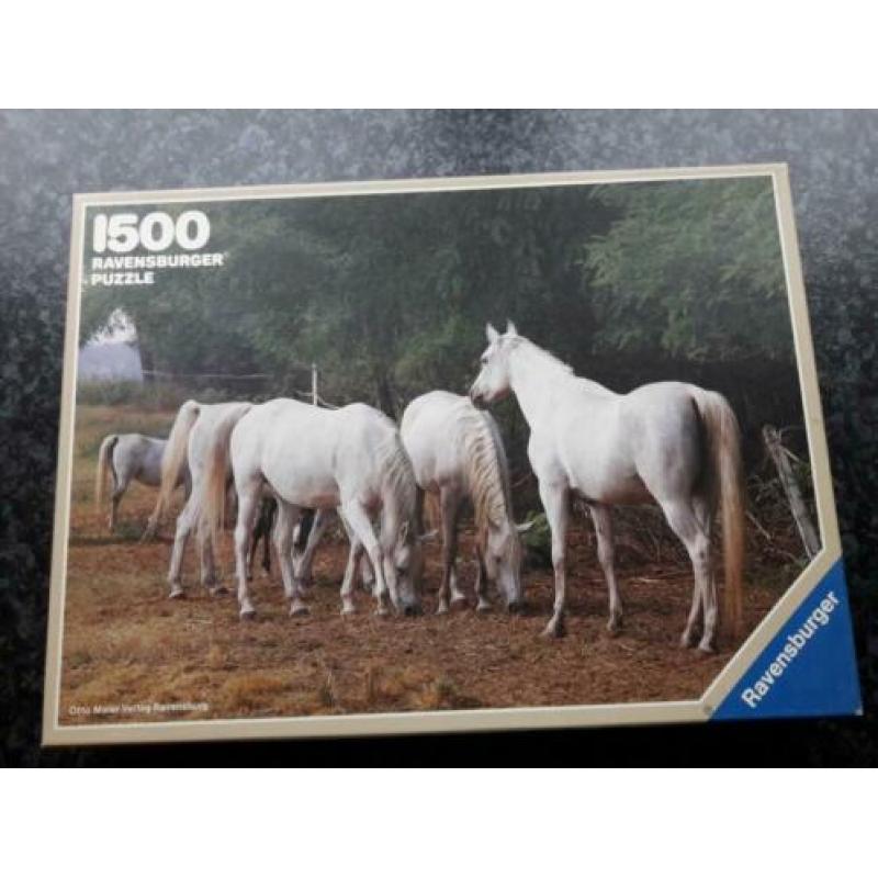 Legpuzzels paarden, olifanten 1500 stukjes .