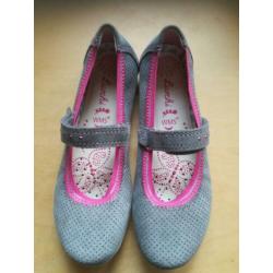 Leren ballerina's