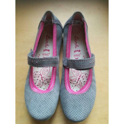 Leren ballerina's