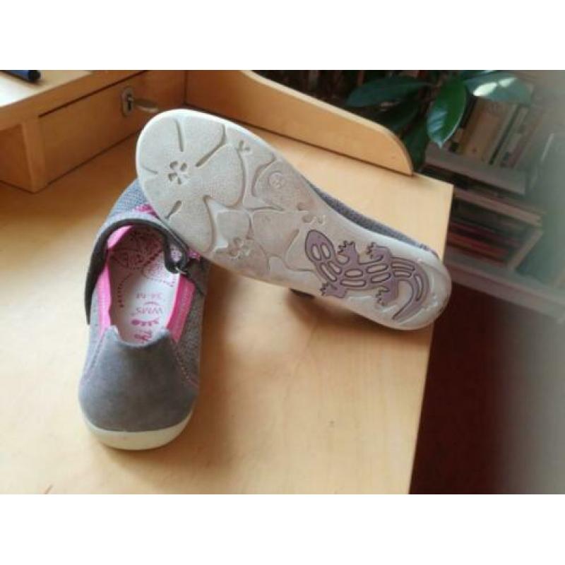 Leren ballerina's