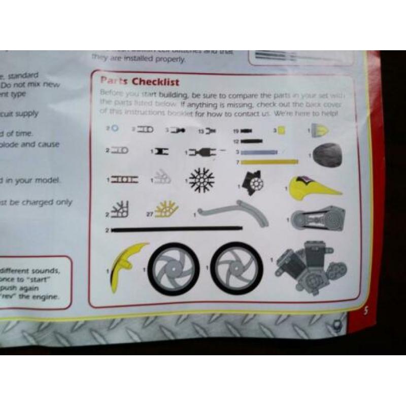 KNEX SWING ARM BIKE 2005 Orange County Choppers