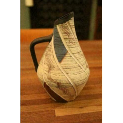 Vintage vaas, Hillscheid, jaren 50, West Germany, 20 cm hoog