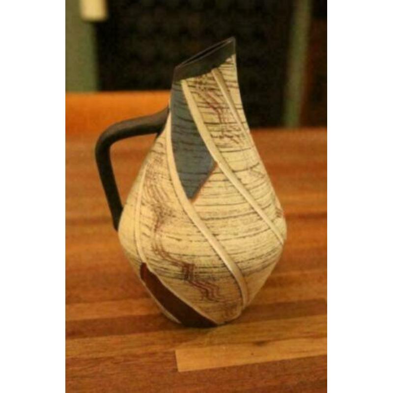 Vintage vaas, Hillscheid, jaren 50, West Germany, 20 cm hoog