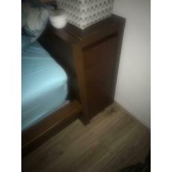 Malm ikea bedombouw met uitschuifkast 160x220