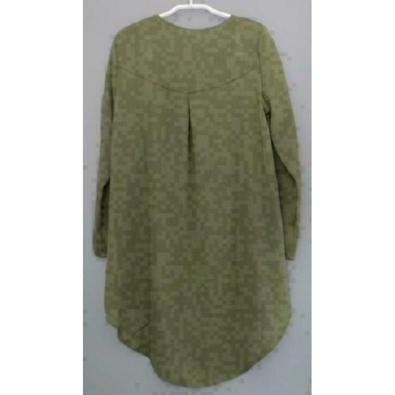 groene lange blouse maat S