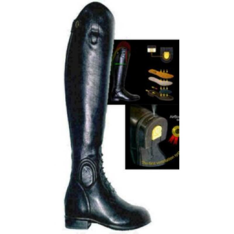 Tattini Air Boost Pointer leren laarzen maat 39