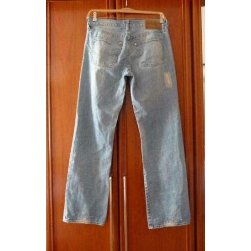spijkerbroek - Fit original + slijtage