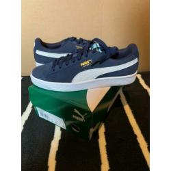 Nieuwe originele Puma Suède sneakers blauw, maat 39!
