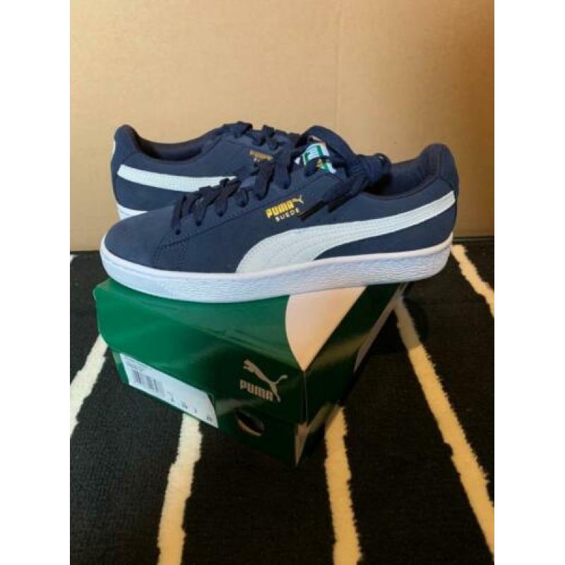 Nieuwe originele Puma Suède sneakers blauw, maat 39!