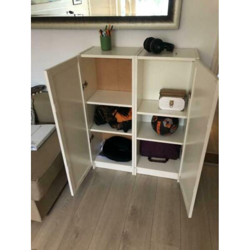 2x Ikea Billy Oxberg met deuren