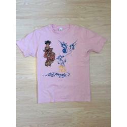 Ed Hardy shirt maat L Roze