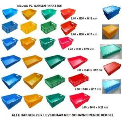 Nieuwe Krattenboer BAKKEN OPSLAGBAK STAPELBAK 60x40x17cm