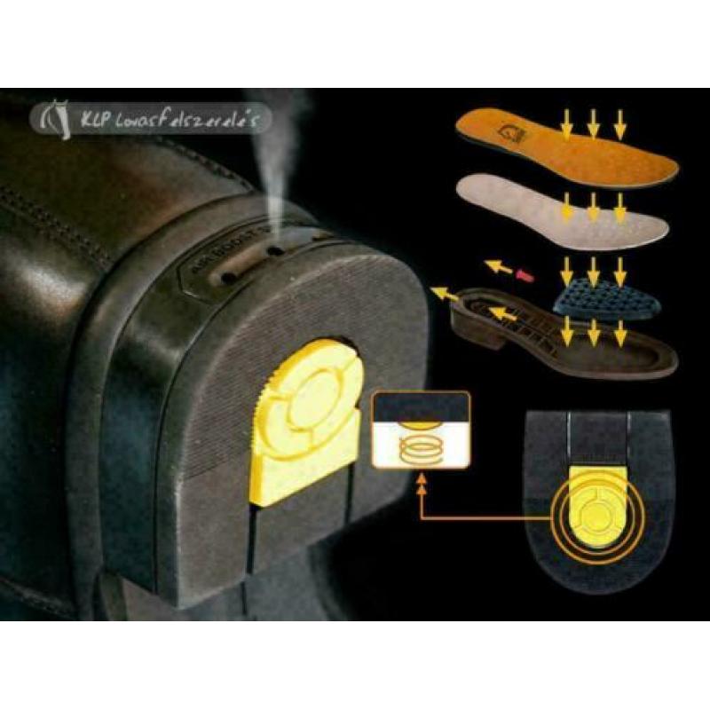 Tattini Air Boost Pointer leren laarzen maat 39